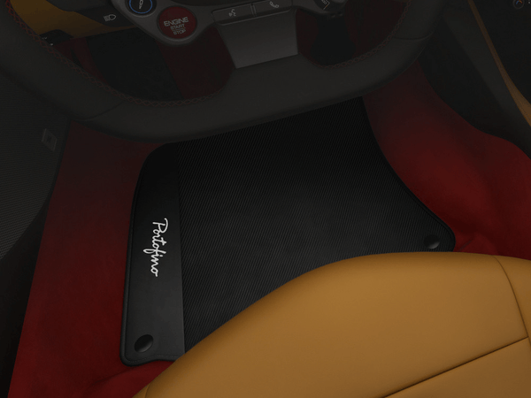 Carbon Fiber Floor Mats for the Ferrari Portofino